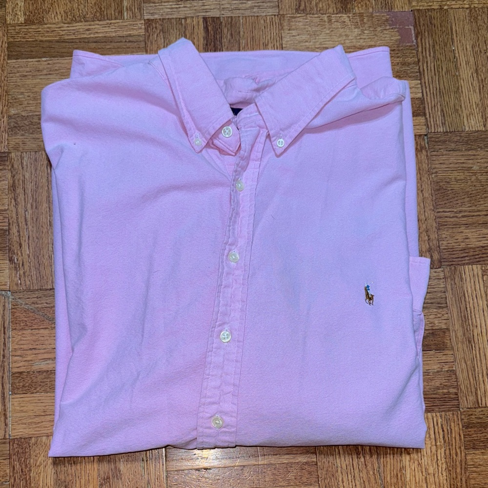 Ralph Lauren Men's Light Pink Casual Shirt